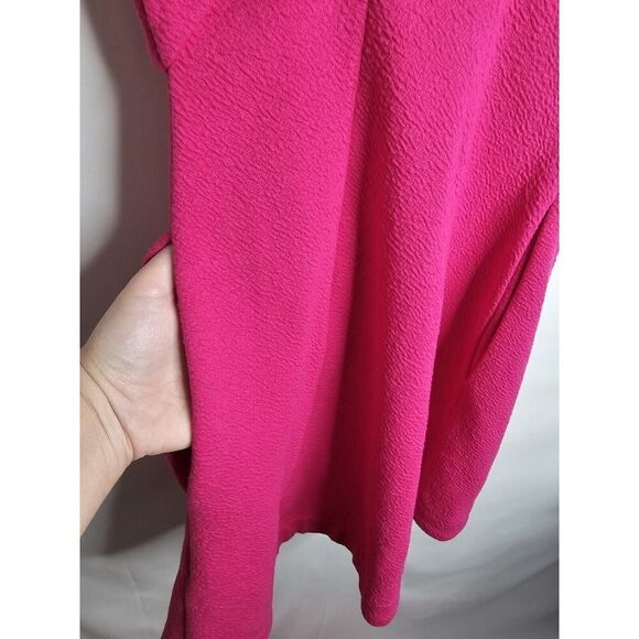 MAEVE By Anthropologie Hot Pink Mini Cut Out Dress Womens Size Small - Picture 10 of 12